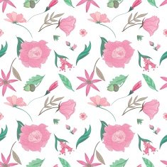Soft Light Romantic Summer Pattern N2