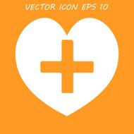 heart Icon Flat design style N3