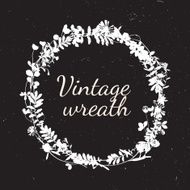 Vintage wreath N11