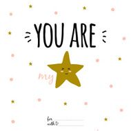 Unusual inspirational and motivational romantic card