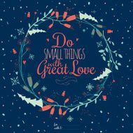 Inspirational romantic quote card Loving wishes