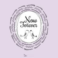 Inspirational romantic and love Save the Date invitation card N5