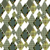 Patchwork geometrical seamless pattern N2