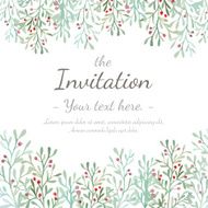 Flower Invitation card N46