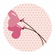 Valentine's Day balloons flat icon elements background eps10 N3