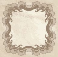Vintage frame background Retro textured wallpaper