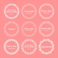 Floral wedding wreaths N2