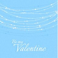 Valentine&#039;s Day Illustration with Delicate Beautiful Decorations