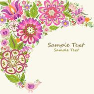 Floral background N876