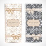 Weddings invitation card in the vintage style Vector illustration