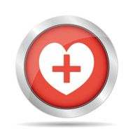 heart Icon Flat design style N5