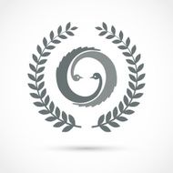 Vector bird symbol