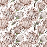 Vintage Watercolor Renaissanse Pattern N2