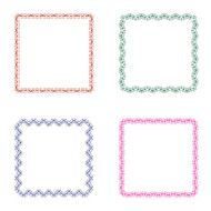 Set of Square Frames N2