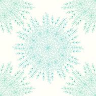 Seamless background with hand-drawn floral pattern N8