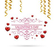 Vector Valentines Day Card N5