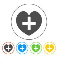 Icon vector illustration Flat design style N5