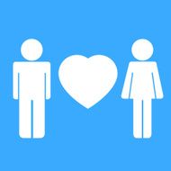 couple icon in love