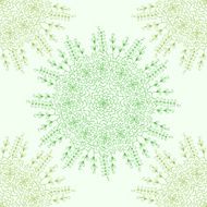 Seamless background with hand-drawn floral pattern N10
