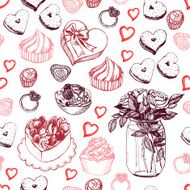 Romantic pattern for lovers N2