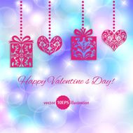 Happy Valentine&#039;s Day Vector EPS 10