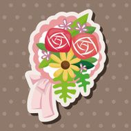 flower bouquet theme elements N13