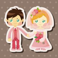 wedding couple theme elements N15