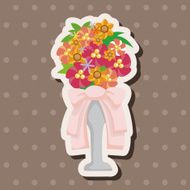 flower bouquet theme elements N14