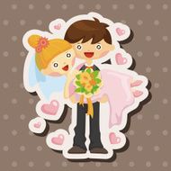 wedding couple theme elements N16