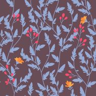 Seamless vector floral pattern N36