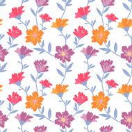 Seamless vector floral pattern N37
