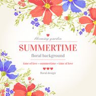 Background with flowers N26
