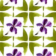 Iris watercolor can be used as greeting card N10