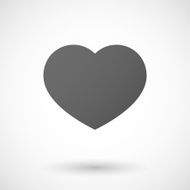 heart icon on white background