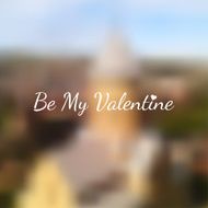 Vector typography on blur background N2