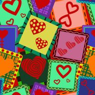 Hearts pattern N15