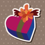 Valentine's day theme presents elements vector N7