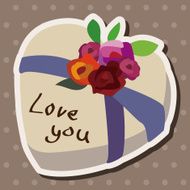 Valentine's day theme presents elements vector N8