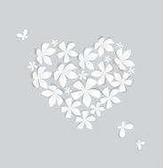 Floral heart N40