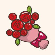flower bouquet theme elements N17