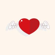 Valentine's Day love heart theme elements N22