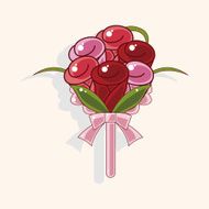 flower bouquet theme elements N18
