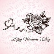 Graphics card with a rose on Valentine's Day N2