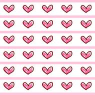 Pink Heart Background icon great for any use Vector EPS10