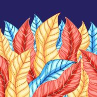 colorful background of leaves N2