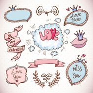 Doodle cartoon love collection N4