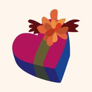 Valentine&#039;s day theme presents elements vector N9