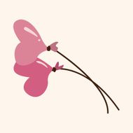 Valentine's Day balloons flat icon elements background eps10 N5