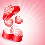 heart shape gift