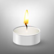 Round candle